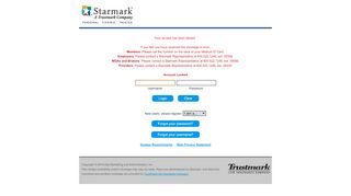 
                            5. Starmark - Login - Trustmark Companies - Login