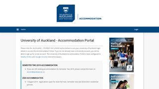 
                            2. StarRez Portal - Accommodation - The University of Auckland