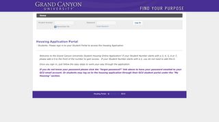 
                            5. StarRez Portal - Housing Application Portal - Grand Canyon University