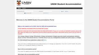 
                            10. StarRezPortal - Welcome to the UNSW Student Accommodation Portal