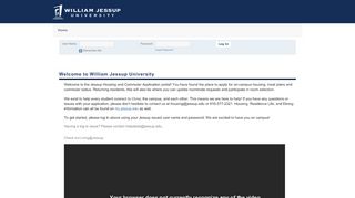 
                            4. StarRezPortal - Welcome to William Jessup University