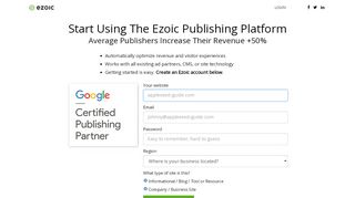 
                            2. Start Using The Ezoic Publishing Platform - Get Started With ...