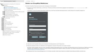 
                            4. Starten von GroupWise WebAccess