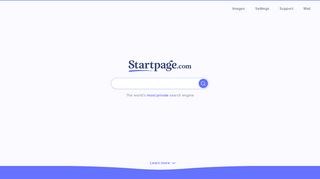 
                            3. Startpage.com - The world's most private search engine