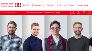 
                            9. Startseite: Hochschule Bochum