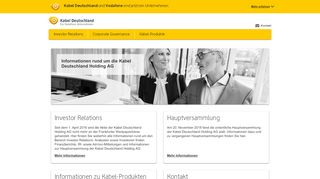 
                            8. Startseite - Kabel Deutschland Holding AG