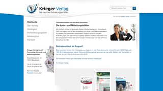 
                            1. Startseite - Krieger Verlag