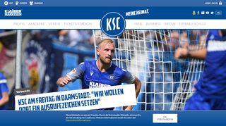 
                            3. Startseite: KSC - MEINE HEIMAT