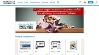 
                            7. Startseite | Stuttgarter Nachrichten | Abo & Service