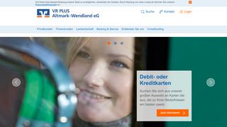 
                            9. Startseite - VR PLUS Altmark-Wendland eG