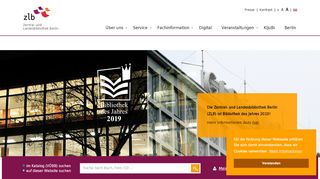 
                            2. Startseite - Zentral- und Landesbibliothek Berlin