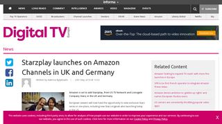 
                            8. Starzplay launches on Amazon Channels in UK and Germany