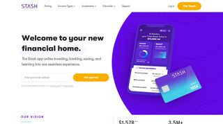 
                            8. Stash: One investing app, unlimited financial …