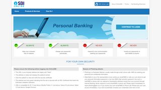 
                            4. State Bank of India - Personal Banking - OnlineSBI