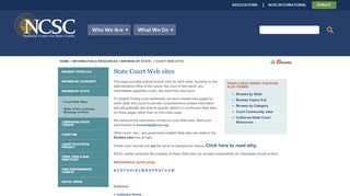 
                            5. State Court Web sites | National Center for State Courts