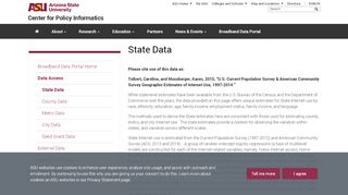 
                            7. State Data - Center for Policy Informatics