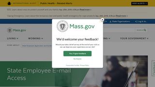 
                            7. State Employee E-mail Access | Mass.gov