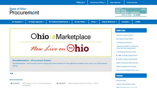 
                            9. State of Ohio Procurement