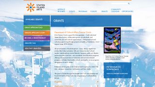 
                            9. Staten Island Arts » Department of Cultural Affairs Premier Grants