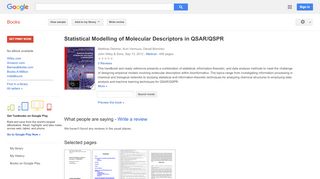 
                            7. Statistical Modelling of Molecular Descriptors in QSAR/QSPR