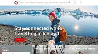 
                            9. Stay connected in Iceland with Vodafone