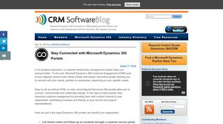 
                            4. Stay Connected with Microsoft Dynamics 365 Portals - CRM Software ...