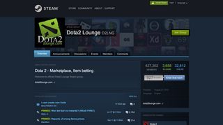 
                            4. Steam Community :: Group :: Dota2 Lounge