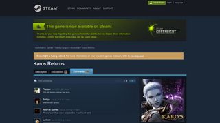 
                            5. Steam Community :: Karos Returns :: Comments