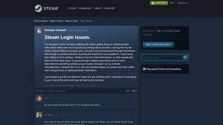 
                            6. Steam Login Issues. :: Help and Tips