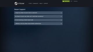 
                            1. Steam Support - Help, I can't sign in