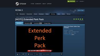 
                            6. Steam Workshop :: [WOTC] Extended Perk Pack