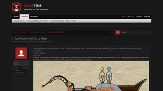 
                            4. Steampunk Portal 2 mod | ValveTime.net | Valve News, Forums, Steam