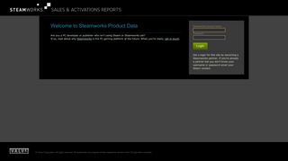 
                            2. Steamworks Product Data login