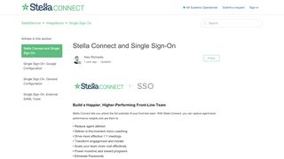 
                            5. Stella Connect and Single Sign-On – StellaService