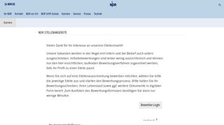 
                            10. Stellenangebote des NDR | NDR.de - Der NDR - …