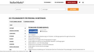 
                            3. Stellenangebote personal metzingen | Karriere machen mit ...