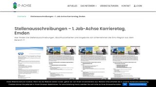 
                            4. Stellenausschreibungen – 1. Job-Achse Karrieretag, Emden ...