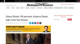 
                            6. Steny Hoyer: 90 percent chance Dems take over the House