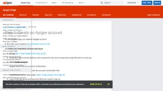 
                            6. Step 1: Create an Apigee account | Apigee Docs