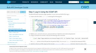 
                            1. Step 1: Log In Using the SOAP API - Salesforce Developers