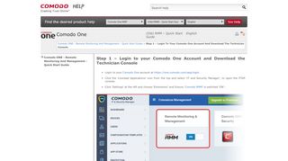 
                            4. Step 1 – Login To Your Comodo One Account And …