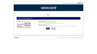 
                            5. Step 1 - login.wirecard.com