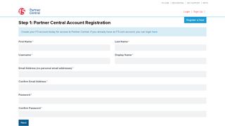 
                            8. Step 1: Partner Central Account Registration - F5 Networks