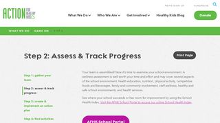 
                            2. Step 2: Assess & Track School Progress - Action for Healthy Kids