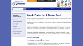 
                            11. Step 2: Pirates Net & Student Email - MJC
