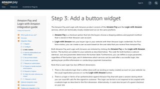 
                            3. Step 3: Add a button widget | Amazon Pay EU - Amazon Developer