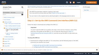 
                            4. Step 3.1: Set Up the AWS Command Line Interface (AWS CLI ...