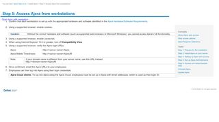 
                            1. Step 5: Access Ajera from workstations