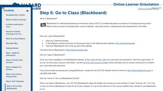 
                            6. Step 6: Go to Class (Blackboard) - …