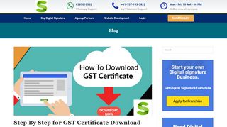 
                            6. Step By Step for GST Certificate Download …